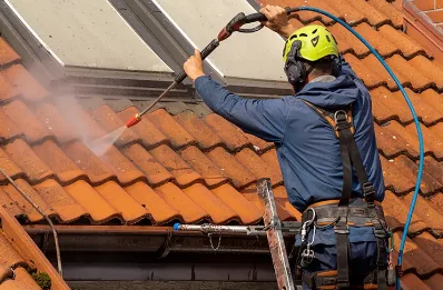 Démoussage et hydrofuge de toiture à Bizanet